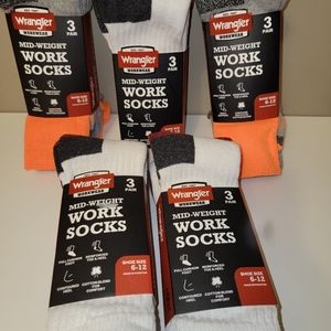 Wrangler Mid-Weight Work Men socks